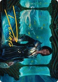 Lagrella, the Magpie Art Card (Gold-Stamped Signature) (28) [Art Series: Streets of New Capenna]