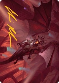 Ziatora, the Incinerator Art Card (Gold-Stamped Signature) (33) [Art Series: Streets of New Capenna]