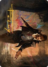 Anhelo, the Painter Art Card (Gold-Stamped Signature) (38) [Art Series: Streets of New Capenna]
