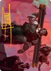 The Beamtown Bullies Art Card (Gold-Stamped Signature) (39) [Art Series: Streets of New Capenna]