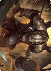 Perrie, the Pulverizer Art Card (43) [Art Series: Streets of New Capenna]