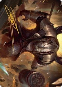 Perrie, the Pulverizer Art Card (Gold-Stamped Signature) (43) [Art Series: Streets of New Capenna]