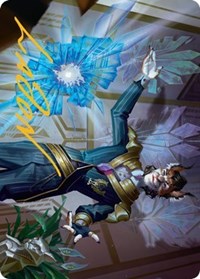 Kros, Defense Contractor Art Card (Gold-Stamped Signature) (44) [Art Series: Streets of New Capenna]