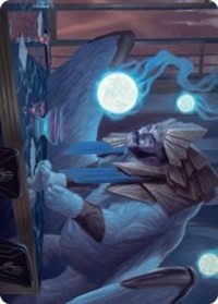 Tivit, Seller of Secrets Art Card (47) [Art Series: Streets of New Capenna]