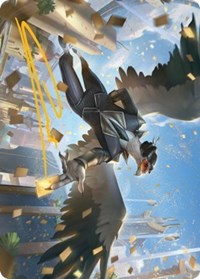 Skyboon Evangelist Art Card (Gold-Stamped Signature) (51) [Art Series: Streets of New Capenna]