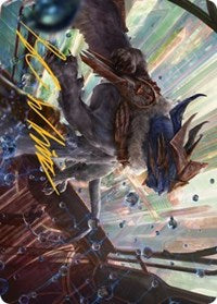 Change of Plans Art Card (Gold-Stamped Signature) (52) [Art Series: Streets of New Capenna]