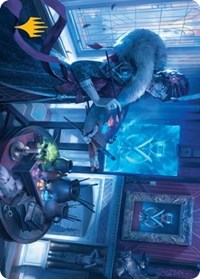 Flawless Forgery Art Card (Gold-Stamped) (54) [Art Series: Streets of New Capenna]