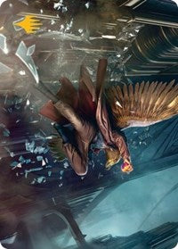 Skyway Robber Art Card (Gold-Stamped) (55) [Art Series: Streets of New Capenna]