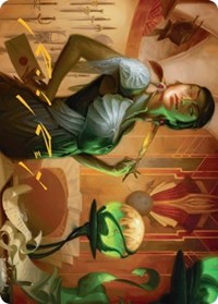 Mari, the Killing Quill Art Card (Gold-Stamped Signature) (57) [Art Series: Streets of New Capenna]
