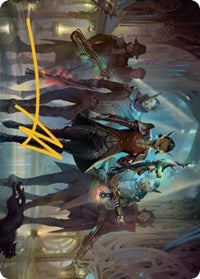 Family's Favor Art Card (Gold-Stamped Signature) (61) [Art Series: Streets of New Capenna]