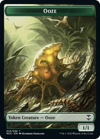 Ooze (025) // Treasure (015) Double-Sided Token (25 // 15) [Commander: Streets of New Capenna]