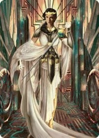 Elspeth Resplendent Art Card (64/81) (64) [Art Series: Streets of New Capenna]