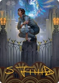 Giada, Font of Hope Art Card (65/81) (Gold-Stamped Signature) (65) [Art Series: Streets of New Capenna]