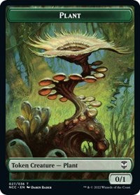 Plant // Beast Double-Sided Token (27 // 21) [Commander: Streets of New Capenna]