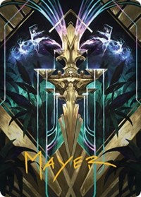 Halo Fountain Art Card (Gold-Stamped Signature) (66) [Art Series: Streets of New Capenna]