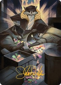 Masked Bandits Art Card (Gold-Stamped Signature) (69) [Art Series: Streets of New Capenna]