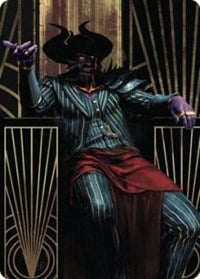 Ob Nixilis, the Adversary Art Card (71/81) (71) [Art Series: Streets of New Capenna]