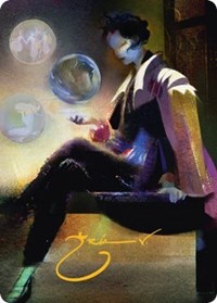 Obscura Interceptor Art Card (Gold-Stamped Signature) (74) [Art Series: Streets of New Capenna]