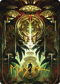 Jetmir's Garden Art Card (76/81) (Gold-Stamped Signature) (76) [Art Series: Streets of New Capenna]