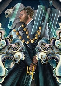 Rafiq of the Many Art Card (Gold-Stamped Signature) (81) [Art Series: Streets of New Capenna]
