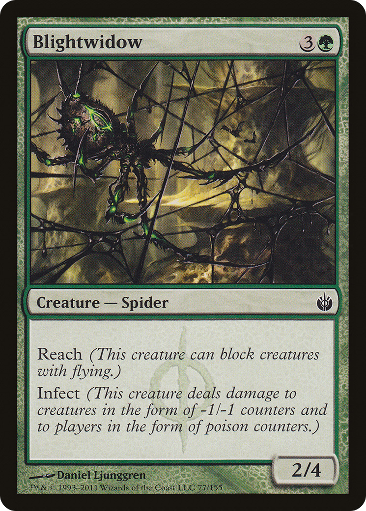 Blightwidow (MBS-077) - Mirrodin Besieged Foil