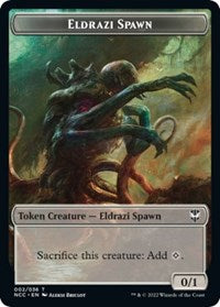Eldrazi Spawn // Human Double-Sided Token (2 // 7) [Commander: Streets of New Capenna]