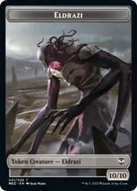 Eldrazi // Human Soldier Double-Sided Token (1 // 8) [Commander: Streets of New Capenna]