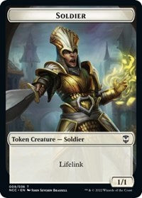 Soldier // Cat Beast Double-Sided Token (9 // 4) [Commander: Streets of New Capenna]
