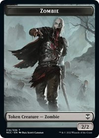 Zombie // Goat Double-Sided Token (16 // 6) [Commander: Streets of New Capenna]