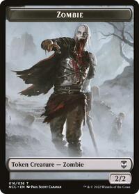 Zombie // Drake Double-Sided Token (16 // 10) [Commander: Streets of New Capenna]