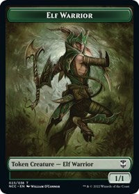 Elf Warrior // Wurm Double-Sided Token (23 // 31) [Commander: Streets of New Capenna]