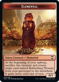 Elemental (018) // Copy Double-Sided Token (18 // 1) [Commander: Streets of New Capenna]