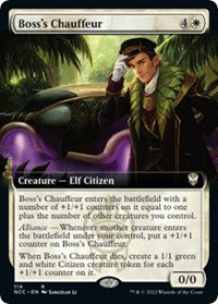 Boss's Chauffeur (Extended Art) (114) [Commander: Streets of New Capenna]