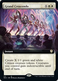 Grand Crescendo (Extended Art) (117) [Commander: Streets of New Capenna]