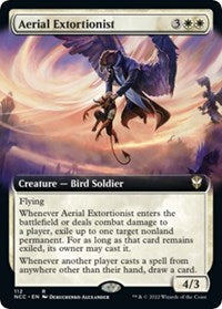 Aerial Extortionist (Extended Art) (112) [Commander: Streets of New Capenna]