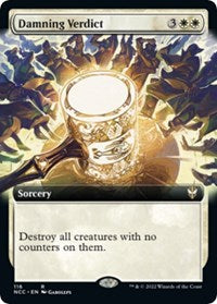 Damning Verdict (Extended Art) (116) [Commander: Streets of New Capenna]