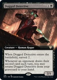 Dogged Detective (Extended Art) (136) [Commander: Streets of New Capenna]