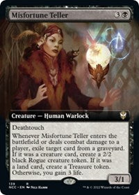 Misfortune Teller (Extended Art) (139) [Commander: Streets of New Capenna]
