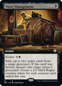 Waste Management (Extended Art) (141) [Commander: Streets of New Capenna]