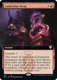 Audacious Swap (Extended Art) (145) [Commander: Streets of New Capenna]