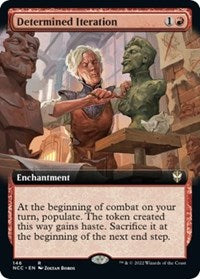 Determined Iteration (Extended Art) (146) [Commander: Streets of New Capenna]