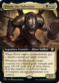 Perrie, the Pulverizer (Extended Art) (107) [Commander: Streets of New Capenna]