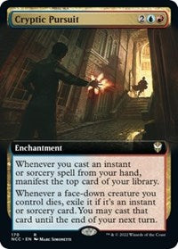 Cryptic Pursuit (Extended Art) (170) [Commander: Streets of New Capenna]