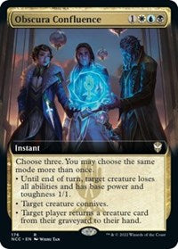 Obscura Confluence (Extended Art) (176) [Commander: Streets of New Capenna]