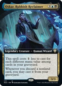 Oskar, Rubbish Reclaimer (Extended Art) (177) [Commander: Streets of New Capenna]