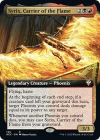 Syrix, Carrier of the Flame (Extended Art) (180) [Commander: Streets of New Capenna]