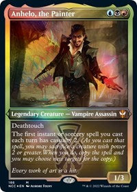 Anhelo, the Painter (Display Commander) - Thick Stock (186) [Commander: Streets of New Capenna]