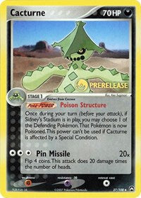 Cacturne - 27/108 (Prerelease) (027/108) [Miscellaneous Cards & Products]