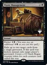 Waste Management (40) [Promo Pack: Streets of New Capenna]