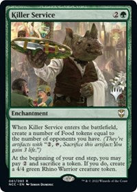 Killer Service (61) [Promo Pack: Streets of New Capenna]